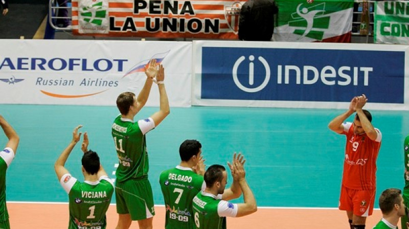 "Unicaja Almeria" komanda pēc savas pirmās uzvaras Čempionu līgā
Foto: cev.lu
