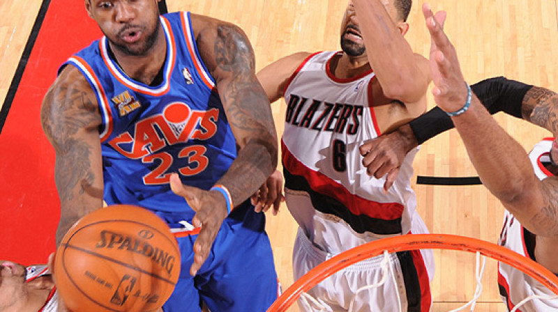 Lebrons Džeimss pret "Trail Blazers"
Foto: nba.com