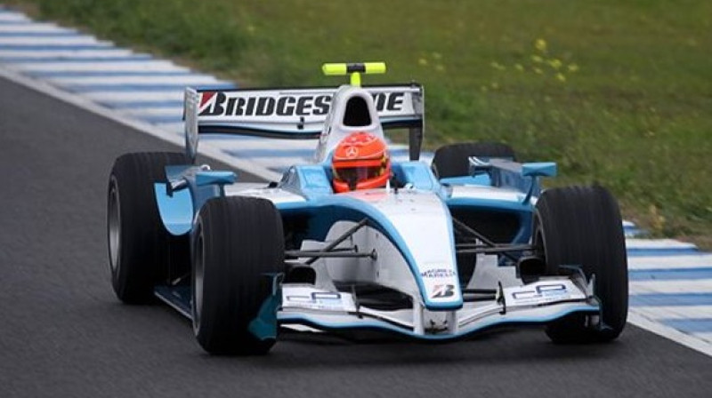 Mihaels Šūmahers testu laikā
Foto: www.formula1.com