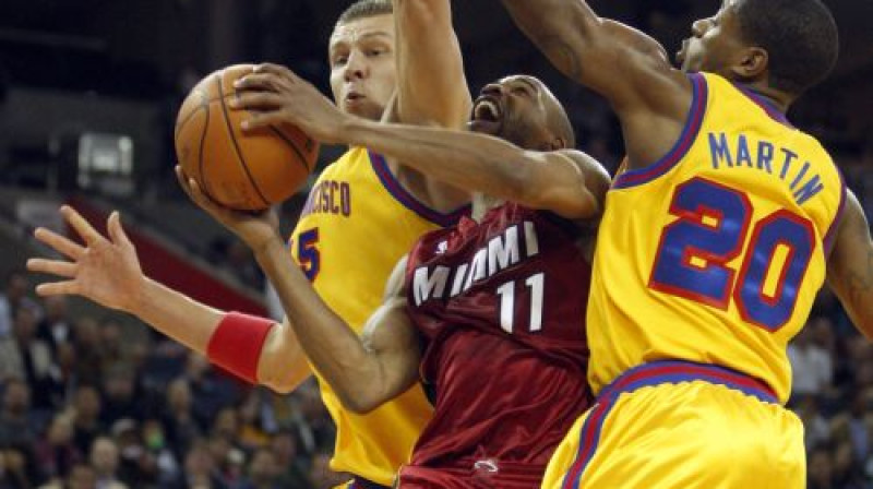 Andris Biedriņš spēlē pret "Heat"
Foto: AP/Scanpix