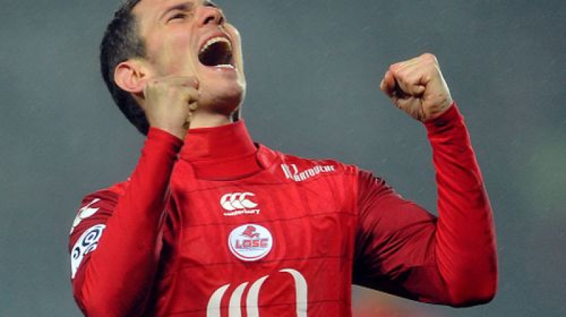 "Lille" uzbrucējs Ludoviks Obranjaks
Foto: AFP/Scanpix