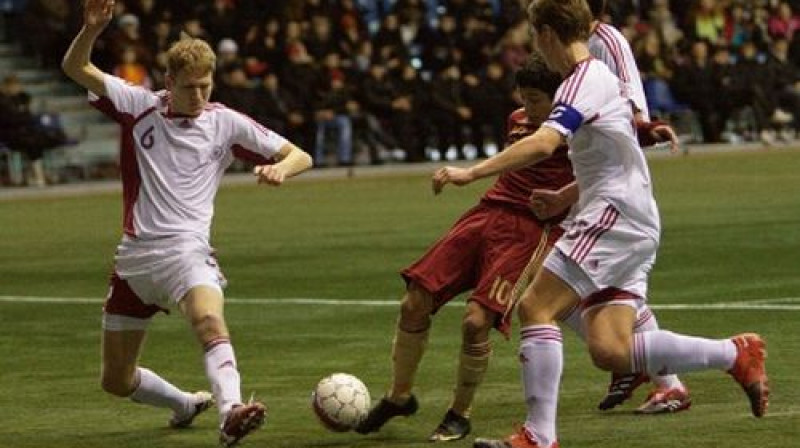 Epizode no spēles pret Krieviju
Foto: Baltkrievijas FF