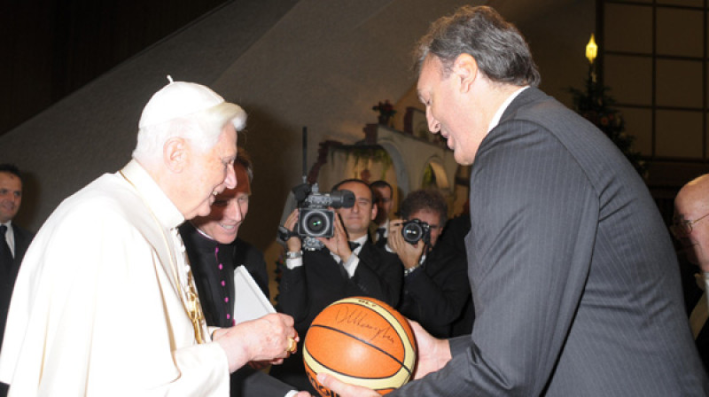 Audiencē Vatikānā
Foto: FIBA Europe sadarbībā ar FIP