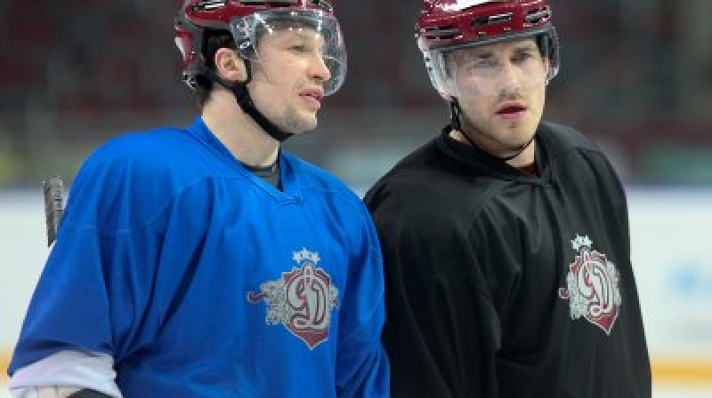 Oļegs Sorokins un Mārtiņš Karsums
Foto: dinamoriga.eu