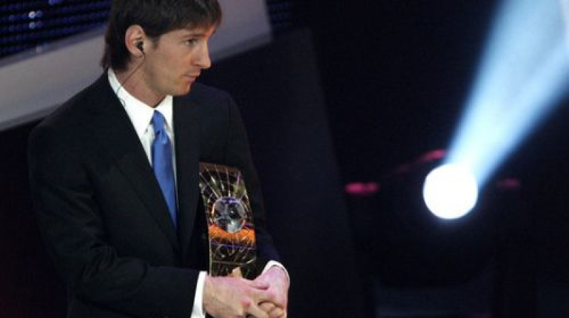 Arī FIFA  nominēja Lionelu Mesī par 2009. gada labāko spēlētāju
Foto: AP/Scanpix