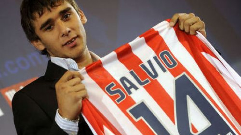 Salvio ''Atletico'' spēlēs ar 14 numuru
Foto: AFP