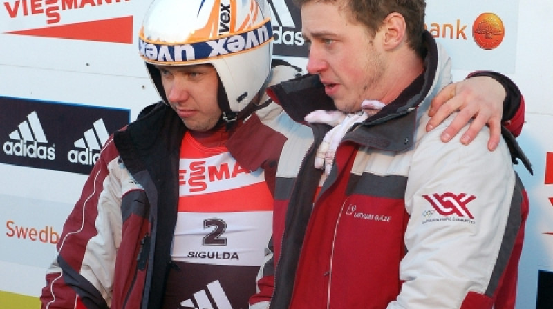 Brāļi Juris un Andris Šici
Foto: Romualds Vambuts, Sportacentrs.com