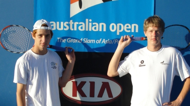 Artūrs Kazijevs un Miķelis Lībietis
Foto: Valdis Lībietis