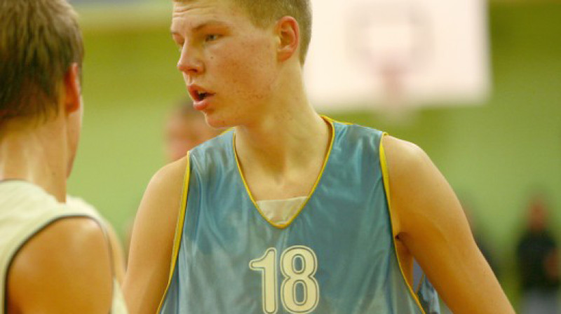 "DSN/Rīga" spēlētājs Dāvis Bertāns uzvaras kaldināšanā piedalījās ar 18 punktiem
Foto: Ritvars Raits, Sportacentrs.com