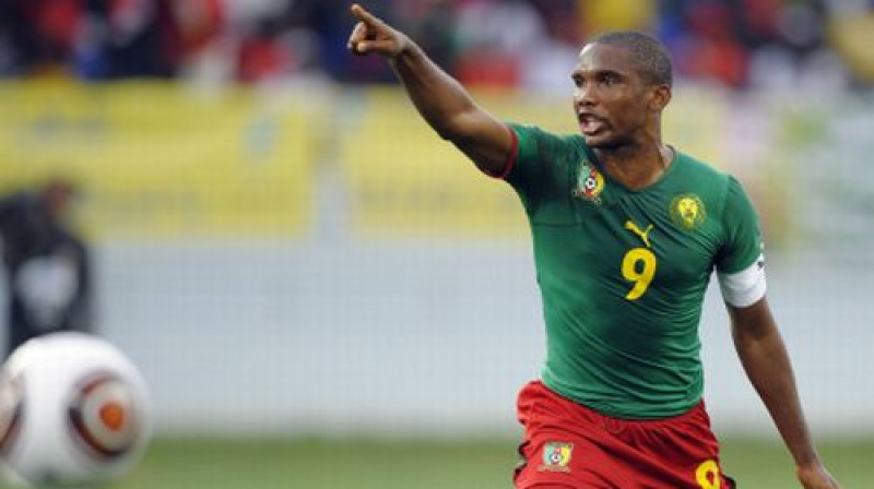 Vai Semjuelam Eto'o un Kamerūnai izdosies apturēt pēdējo divu turnīru čempionus ēģiptiešus?
Foto: AFP/Scanpix