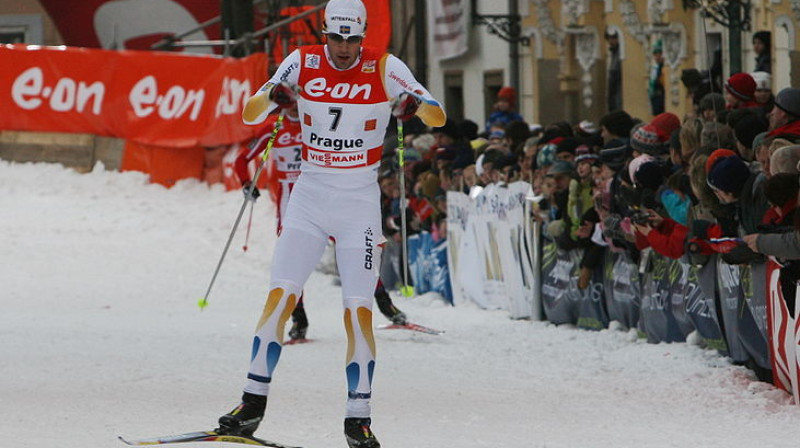 Skandināivjas kausā "Reiņa trasē" startēs arī pasaules vicečempions sprintā Mats Larsons no Zviedrijas.
Foto Petrs Novaks