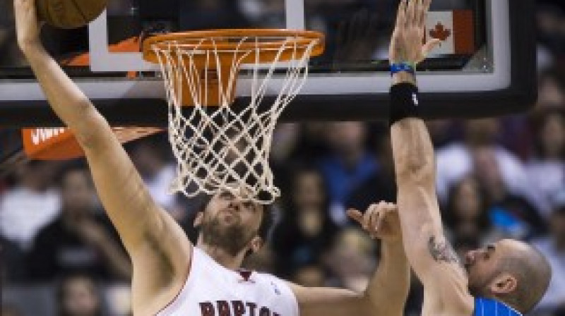 Andrea Bargnani "Toronto Raptors" sastāvā
Foto: NBA