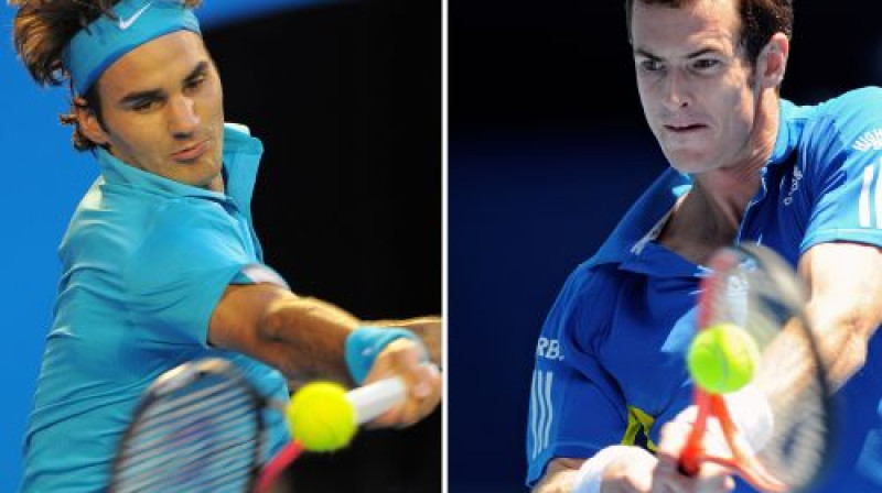 Rodžers Federers un Endijs Marejs
Foto: AFP/Scanpix
