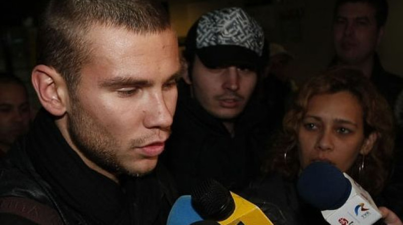 Gauračs Bukarestē preses uzmanības lokā
Foto: www.gsp.ro