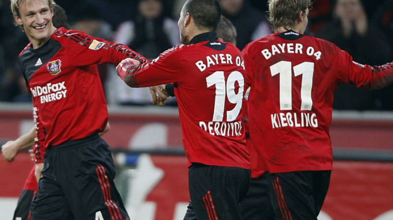 Leverkūzenes "Bayer 04" vārtu guvēji šovakar
Foto: AP/Scanpix