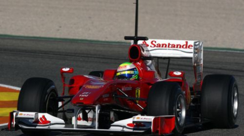 Felipe Masa Valensijas trasē
Foto: AFP/Scanpix