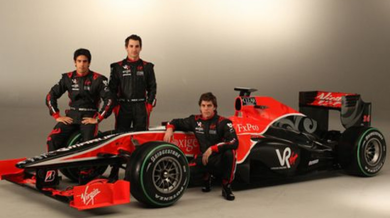 ''Virgin Racing'' formula un komandas piloti
Foto: www.autosport.com