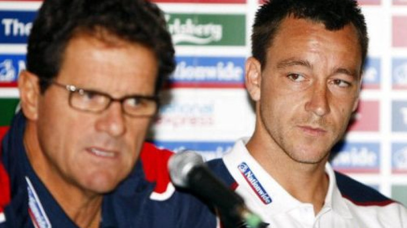 Fabio Kapello un Džons Terijs
Foto: PA Wire/Scanpix