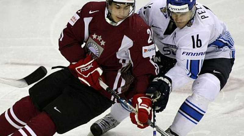 Miķelis Rēdlihs cīņā ar Villi Peltonenu
Foto: AFP/Scanpix