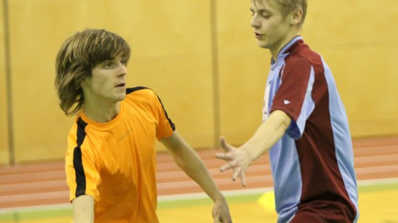 Moments no spēles starp "Dzīvo labi" un "Ice Breakers"
Foto: Ritvars Raits, Sportacentrs.com