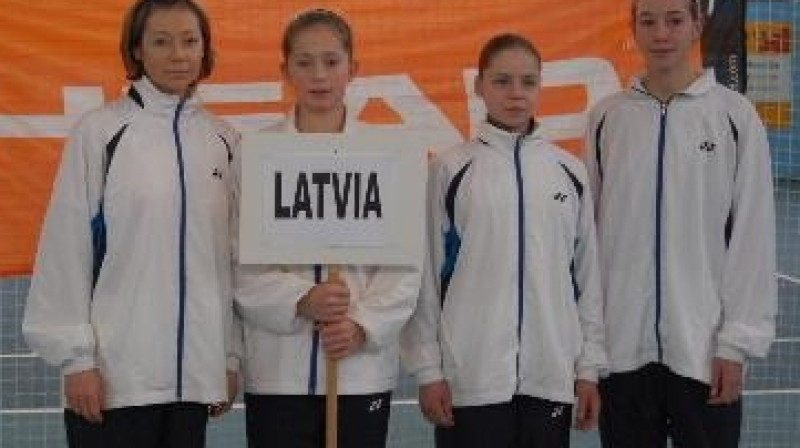 Latvijas U-14 meiteņu komanda
Foto: tenniseurope.org