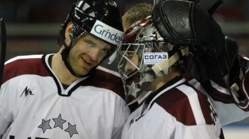 Ģirts Ankipāns un Edgars Masaļskis
Foto: Romāns Kokšarovs, Sporta Avīze, f64