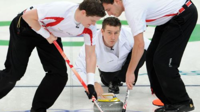 Šveices kērlingisti
Foto: AFP/Scanpix