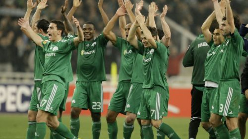 ''Panathinaikos'' spēlētāji
Foto: AP/Scanpix