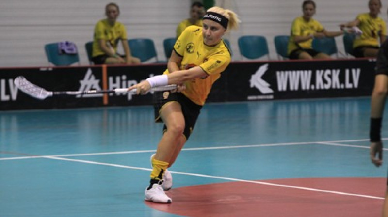 Edīte Bankava atzīmējās ar 4 (2+2) rezultivitātes punktiem
Foto: ksk.lv