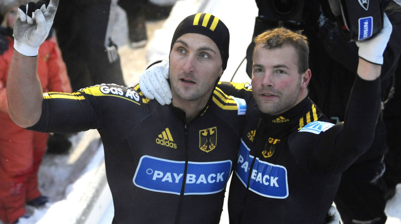 Kevins Kuske un Andre Lange
Foto: AFP