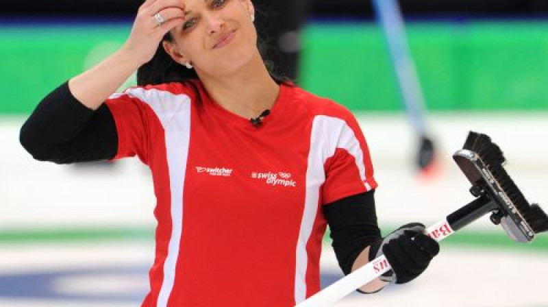 Šveices kērlingistes
Foto: AFP/Scanpix