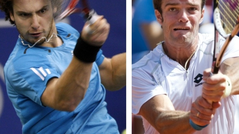 Ernests Gulbis pret Teimurazu Gabašvili
Foto: AP/Scanpix