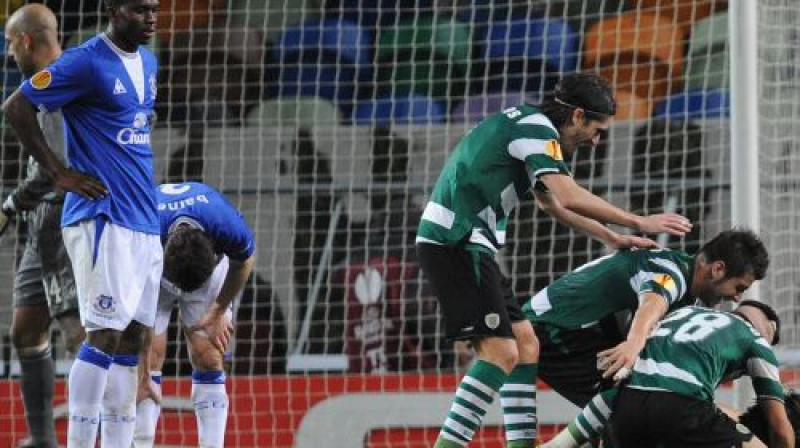 ''Sporting'' līksmo, ''Everton'' - ne...
Foto: AP/Scanpix