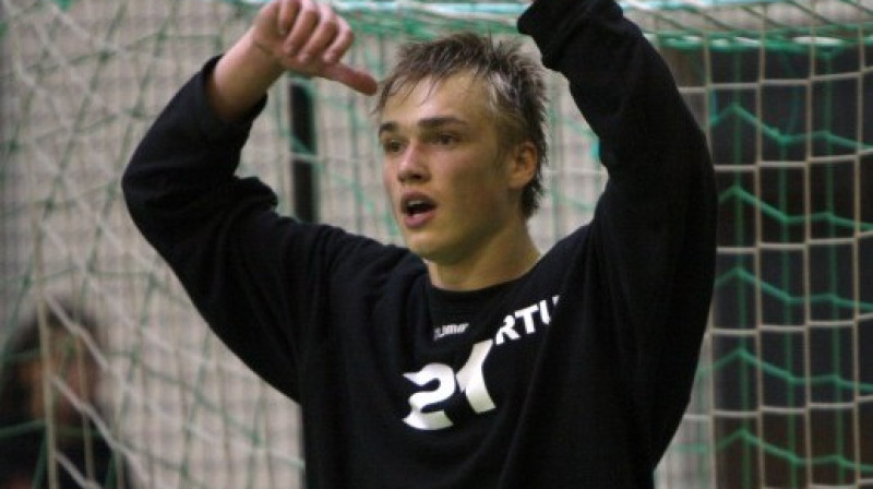 RTU vārtsargs Kaspars Piševs
Foto: Ritvars Raits