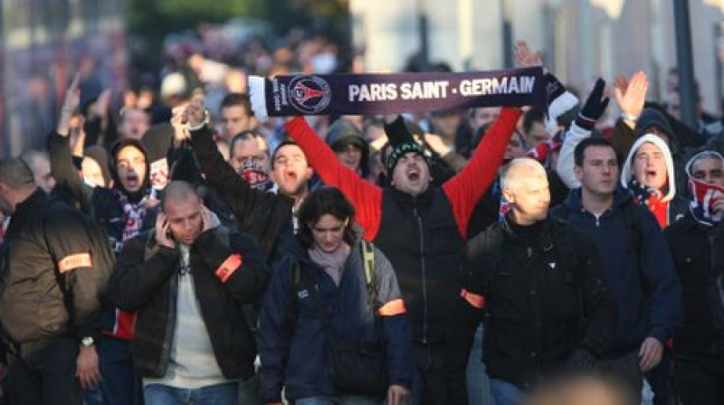 "PSG" atbalstītāji
Foto: AP/Scanpix