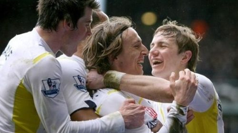 "Tottenham" futbolisti 
Foto: EMPICS Sport/Scanpix
