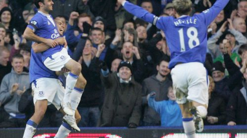 "Everton" svin vārtu guvumu
Foto: AP/Scanpix