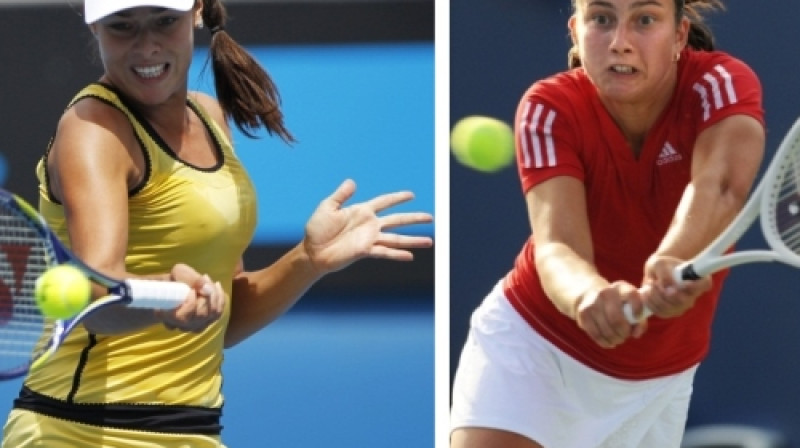 Ana Ivanoviča pret Anastasiju Sevastovu
Foto: AP/Scanpix
