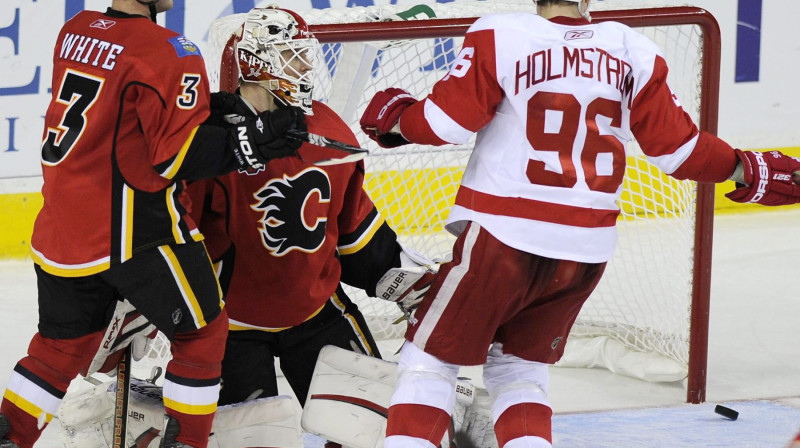 Tomass Holmstrēms gūst uzvaras vārtus
Foto: AP/Scanpix