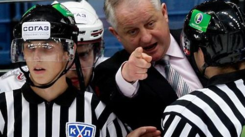 Panam Šupleram šodien pretenzijas tiesnešu virzienā bija vien spēles laikā
Foto: khl.ru