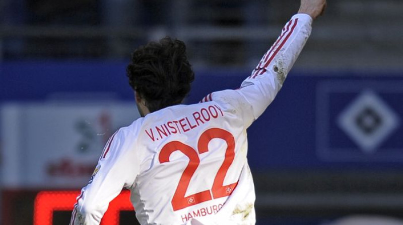 Rūds van Nistelrojs svin vārtu guvumu
Foto: AP/Scanpix
