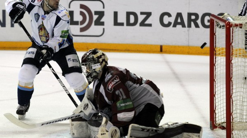 Edgars Masaļskis šovakar tika pārspēts tikai reizi
Foto: Romāns Kokšarovs, Sporta Avīze, f64
