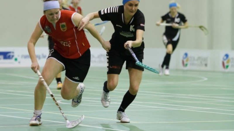 Kura kuru? "RSU Runway/Salming" pret "Valmiera/Vinda"
Foto: Mārtiņš Šults, www.floorball.lv