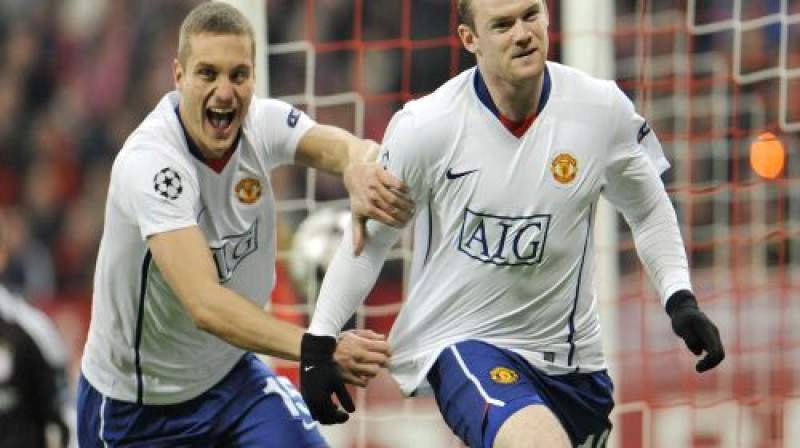 Nemanja Vidičs un Veins Rūnijs
Foto: AP/Scanpix