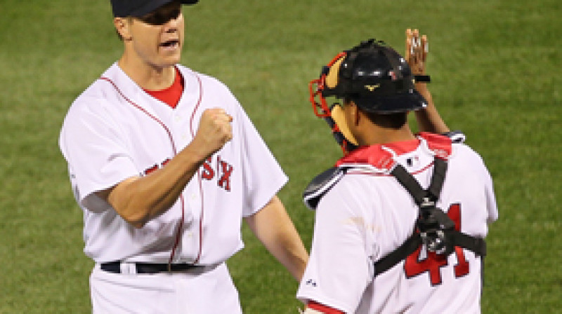 Bostonas "Red Sox" beisbolisti
Foto: AP/Scanpix