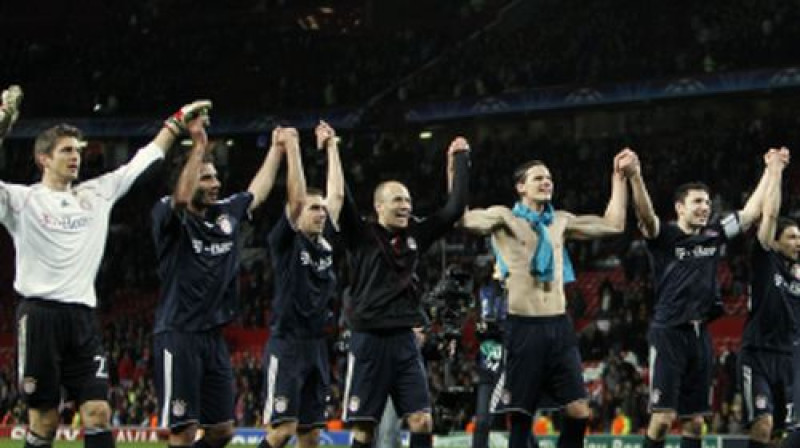 Minhenes "Bayern" futbolisti
Foto: AP/Scanpix