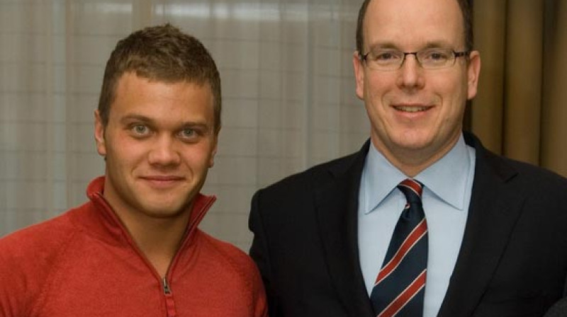 Marko Asmers un Monako princis Alberts
FOTO: "markoasmer.com"