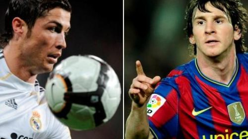Madridē daudz kas būs atkarīgs no Krištianu Ronaldu ("Real Madrid") un Lionela Mesi ("Barcelona") snieguma
Foto: AP/ Scanpix