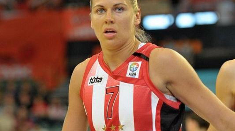Anete Jēkabsone-Žogota 9. aprīlī Valensijā
Foto: Romain Chaib, Basquetebol.org