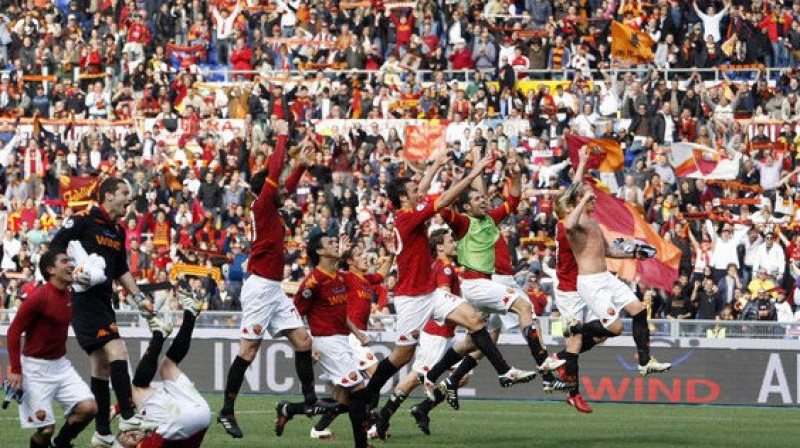 ''Roma'' futbolist svin uzvaru pār ''Atalanta''
Foto: Scanpix Sweden/Scanpix